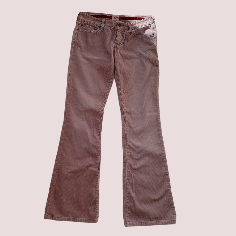 Vintage y2k Abercrombie and Fitch low rise flare corduroy pants